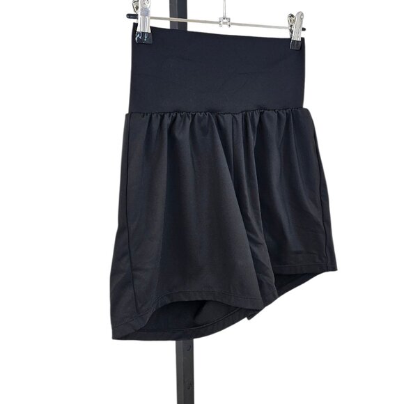 Halara Womens High Rise Athletic Shorts, Black, Long Length, Stretch, Size Small - Picture 2 of 6